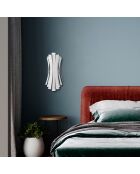 Applique murale Linea blanche - 17x16x48 cm