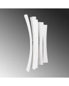 Applique murale Linea blanche - 17x16x48 cm