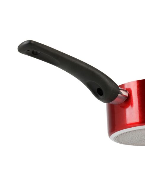 Cazuela de aluminio prensado de cereza roja - D.14 cm