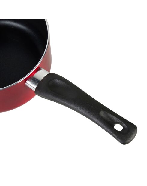 Cazuela de aluminio prensado de cereza roja - D.18 cm