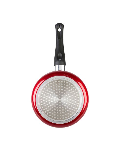 Cazuela de aluminio prensado de cereza roja - D.18 cm