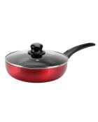 Sauteuse Aluminium pressé Cherry rouge - D.24 cm