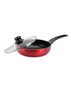 Sauteuse Aluminium pressé Cherry rouge - D.24 cm