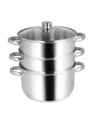 Cuit vapeur Inox Essential gris - D.24 cm