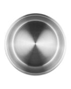 3 Casseroles Inox grises