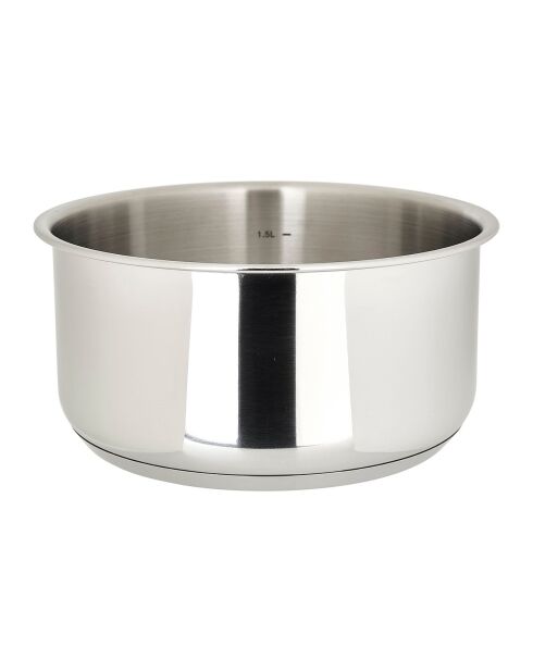 Casserole Inox Sitamovible Arpege grise - D.18 cm