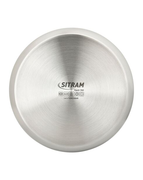 Casserole Inox Sitamovible Arpege grise - D.18 cm