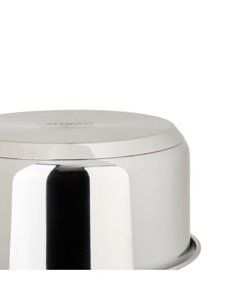 Casserole Inox Sitamovible Arpege grise - D.18 cm
