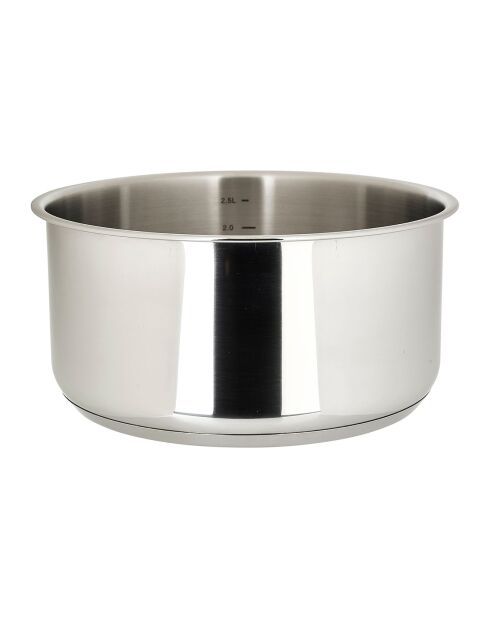 Casserole Inox Sitamovible Arpege grise - D.20 cm