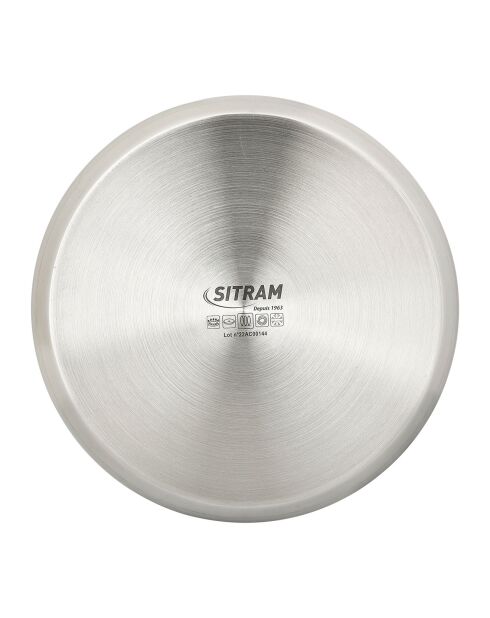Casserole Inox Sitamovible Arpege grise - D.20 cm