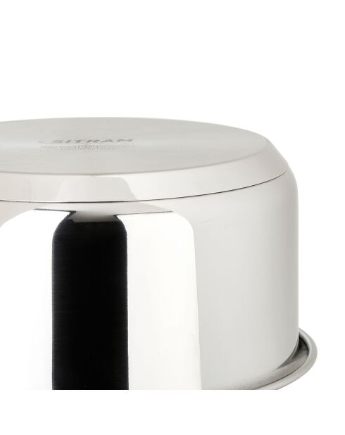 Casserole Inox Sitamovible Arpege grise - D.20 cm