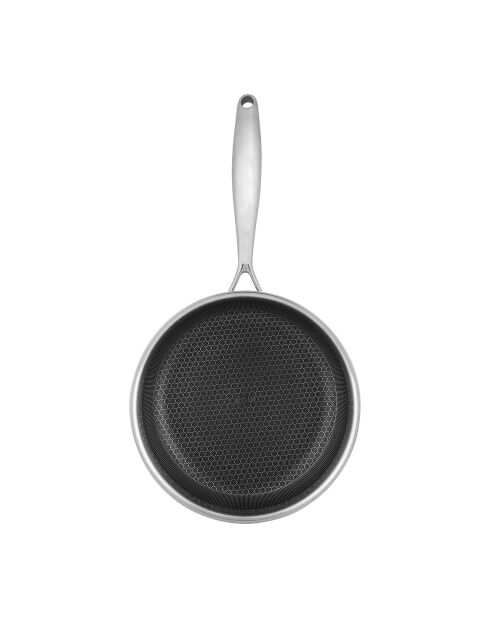 Poêle Inox Caractere grise - D.24 cm