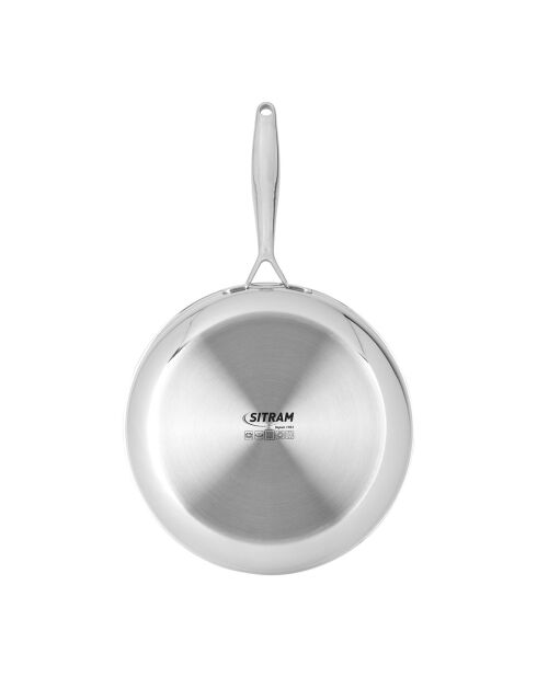 Poêle Inox Caractere grise - D.28 cm