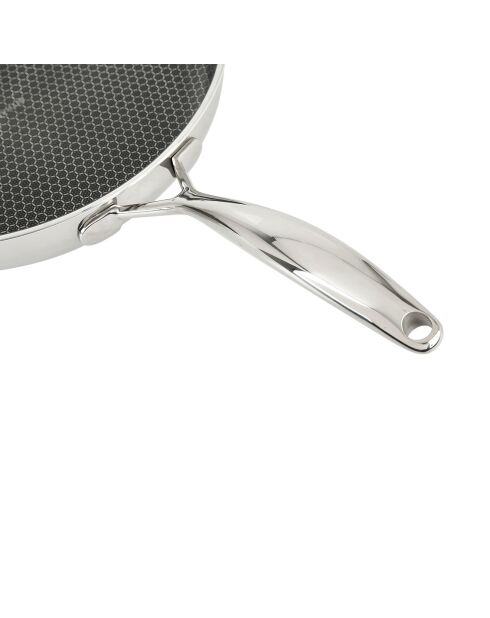 Poêle Inox Caractere grise - D.30 cm