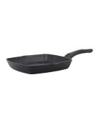 Gril Aluminium forgé Granite  gris -  27x44x4 cm