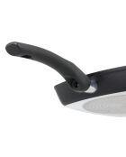 Gril Aluminium forgé Granite  gris -  27x44x4 cm