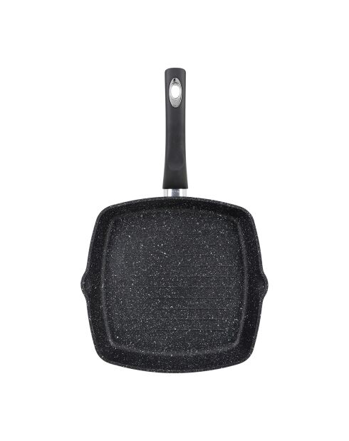 Gril Aluminium forgé Granite  gris -  27x44x4 cm