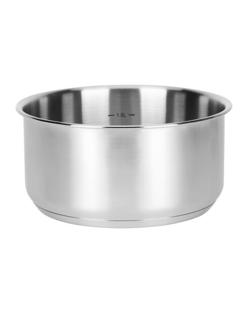 Batterie de cuisine Inox grise