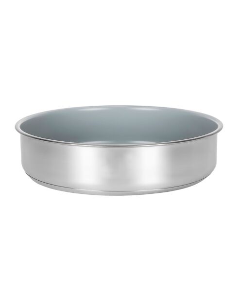 Batterie de cuisine Inox grise