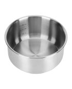Batterie de cuisine Inox grise