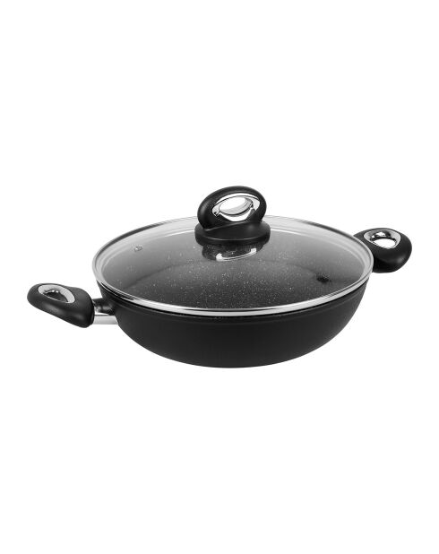 Sautoir Aluminium forgé Granite gris - D.26 cm
