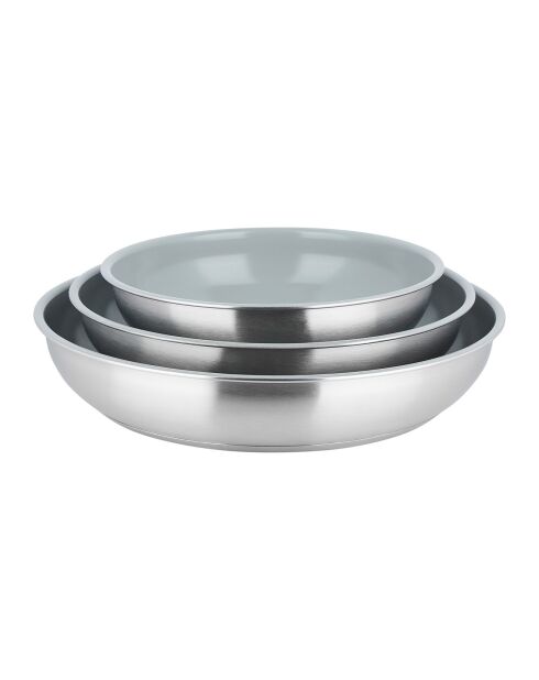 3 Poêles amovible Arpege grises