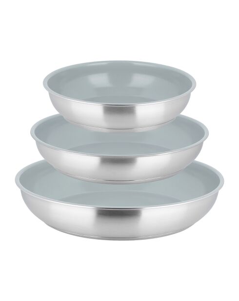 3 Poêles amovible Arpege grises