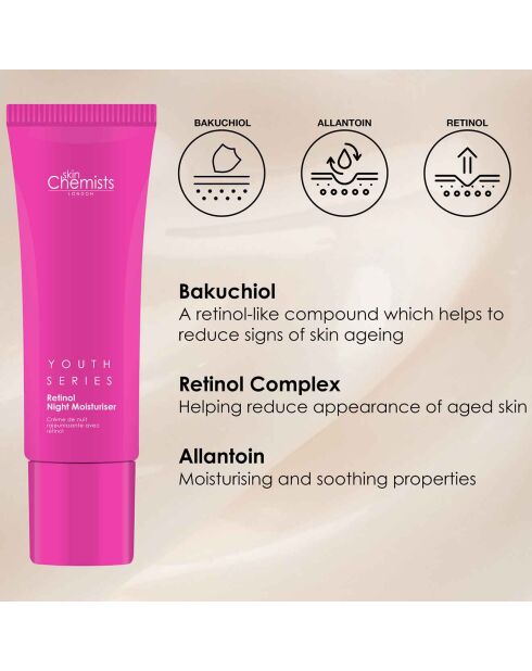 Crema idratante notturna Retinol & Bakuchiol - 50ml