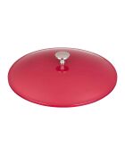 5 Pièces sautoir multifonction en fonte  rouges -  29.5x7.2x36.5 cm