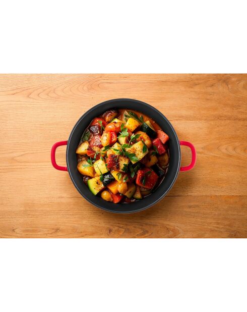 5 stuks multifunctionele rode gietijzeren halsketting - 29,5x7,2x36,5 cm