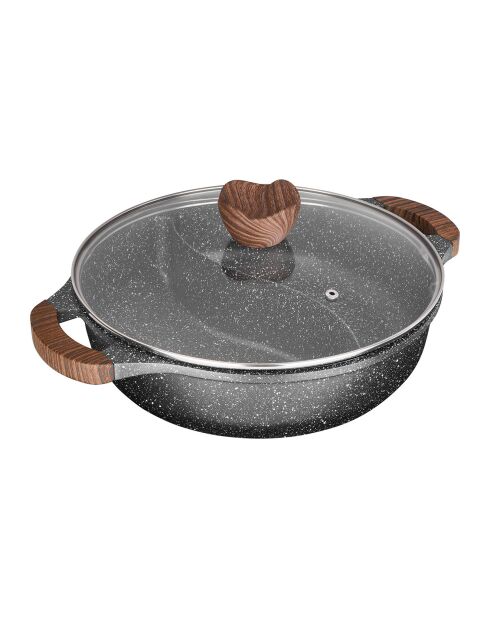 Sautoir 2 compartiments  gris -  29.5x7.5x39.5 cm