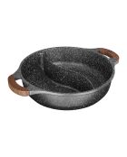 Sautoir 2 compartiments  gris -  29.5x7.5x39.5 cm