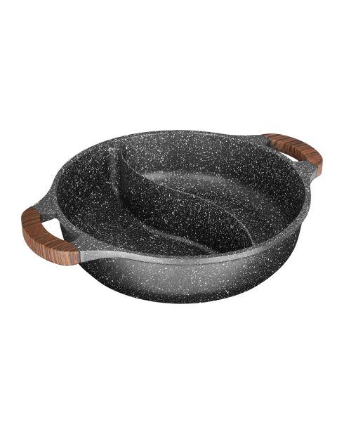 Sautoir 2 compartiments  gris -  29.5x7.5x39.5 cm