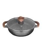 Sautoir 2 compartiments  gris -  29.5x7.5x39.5 cm