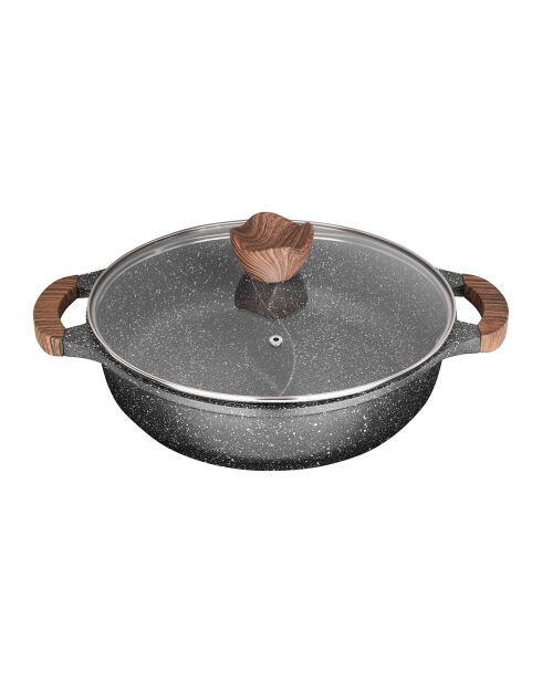 Sautoir 2 compartiments  gris -  29.5x7.5x39.5 cm