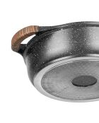 Sautoir 2 compartiments  gris -  29.5x7.5x39.5 cm