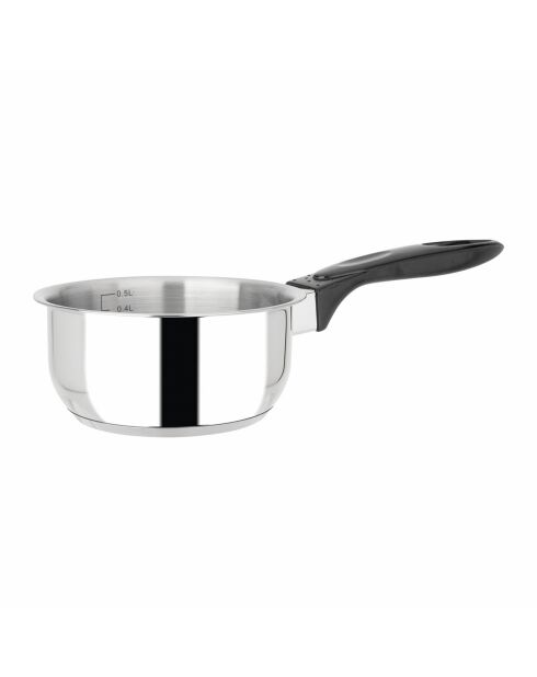 Casserole Inox Essential gris - D.12 cm