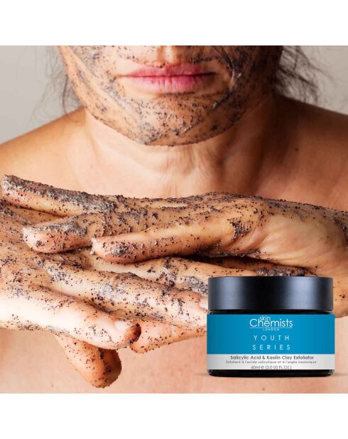 Exfoliante de ácido salicílico y arcilla de caolín - 60 ml