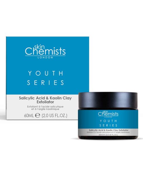 Exfoliante de ácido salicílico y arcilla de caolín - 60 ml