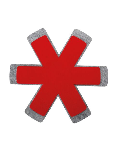 2 feltri in poliestere grigi - D.28/33 cm