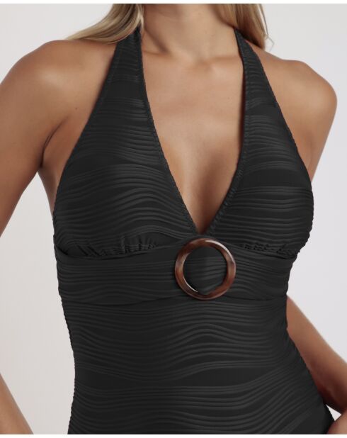 Maillot de bain 1 Pièce dos nu noir