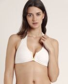 Maillot de bain 2 Pièce Foulard blanc
