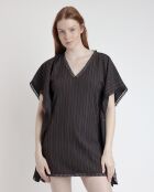 Robe de plage noire