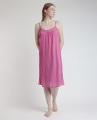Robe à bretelles fuchsia