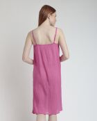 Robe à bretelles fuchsia