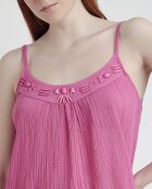 Robe à bretelles fuchsia