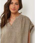 Top 100% Lin Anne taupe