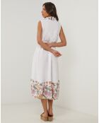 Robe 100% Lin Anais blanche