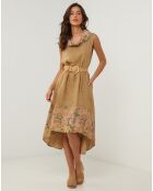 Robe 100% Lin Anais camel