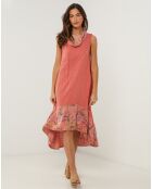 Robe 100% Lin Anais corail